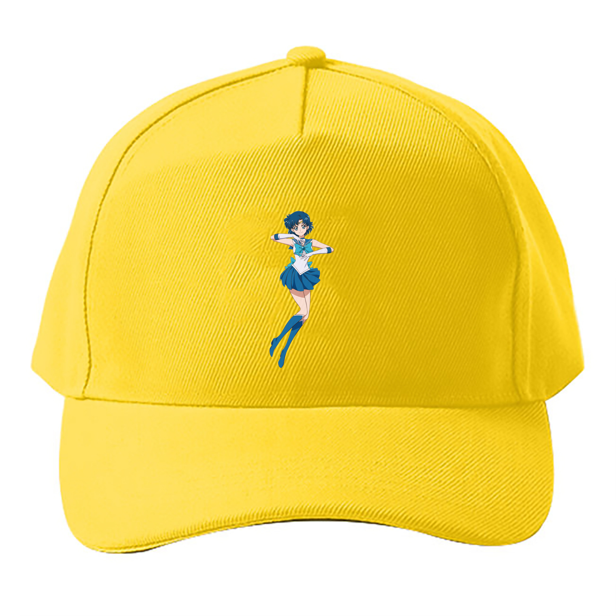 （画像用） 美少女戦士セーラームーン 水野 亜美 みずの あみ Sailor Moon Mizuno Ami ベースボールキャップ 綿100％ 男女兼用 帽子 スポーツ